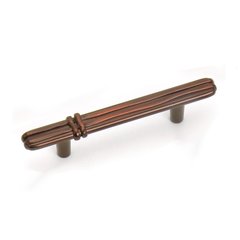 Lineage 3 Inch Center to Center Antique Copper Cabinet Pull Lineage 3 Inch Center to Center Antique Copper Cabinet Pull