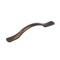 Euro-Contemporary 4 Inch Center to Center Refined Bronze Cabinet Pull Euro-Contemporary 4 Inch Center to Center Refined Bronze Cabinet Pull