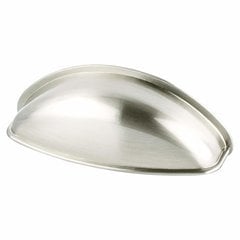 Euro Moderno 2-1/2 Inch Center to Center Brushed Nickel Cabinet Pull Euro Moderno 2-1/2 Inch Center to Center Brushed Nickel Cabinet Pull