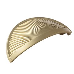 Seagrass 3 Inch Center to Center Golden Champagne Cabinet Cup Pull Seagrass 3 Inch Center to Center Golden Champagne Cabinet Cup Pull