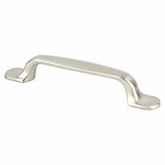 Euro Moderno 3-3/4 Inch Center to Center Brushed Nickel Cabinet Pull Euro Moderno 3-3/4 Inch Center to Center Brushed Nickel Cabinet Pull