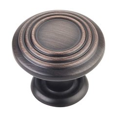Vienna 1-1/4 Inch Diameter Brushed Oil Rubbed Bronze Cabinet Knob Vienna 1-1/4 Inch Diameter Brushed Oil Rubbed Bronze Cabinet Knob