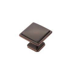 Bridges Knob 1-1/4 inch Diameter Oil Rubbed Bronze Highlighted Bridges Knob 1-1/4 inch Diameter Oil Rubbed Bronze Highlighted
