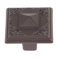 Craftsman 1-1/2 Inch Diameter Aged Bronze Cabinet Knob Craftsman 1-1/2 Inch Diameter Aged Bronze Cabinet Knob