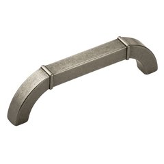 Vasari 3-3/4 Inch Center to Center Antique Nickel Cabinet Pull Vasari 3-3/4 Inch Center to Center Antique Nickel Cabinet Pull