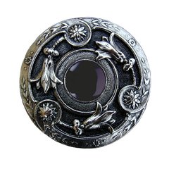 Jewel 1-1/4 Inch Diameter Brite Nickel Cabinet Knob Jewel 1-1/4 Inch Diameter Brite Nickel Cabinet Knob