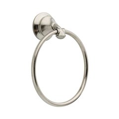 Linden 6-1/4" Dia Towel Ring Stainless Steel Linden 6-1/4" Dia Towel Ring Stainless Steel