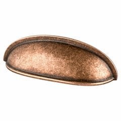 American Classics 3 Inch Center to Center Weathered Copper Cabinet Cup Pull American Classics 3 Inch Center to Center Weathered Copper Cabinet Cup Pull