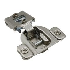 Compact 38N Hinge and Mounting Plate 1/2 inch Overlay Compact 38N Hinge and Mounting Plate 1/2 inch Overlay