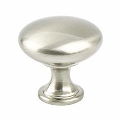 Reprise 1-3/16 Inch Diameter Brushed Nickel Cabinet Knob Reprise 1-3/16 Inch Diameter Brushed Nickel Cabinet Knob