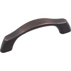Aiden Pull 3 inch Center to Center Brushed Oil Rubbed Bronze Aiden Pull 3 inch Center to Center Brushed Oil Rubbed Bronze