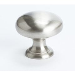 Plymouth 1-1/4 Inch Diameter Brushed Nickel Cabinet Knob Plymouth 1-1/4 Inch Diameter Brushed Nickel Cabinet Knob