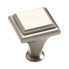 Manor 1 Inch Diameter Satin Nickel Cabinet Knob Manor 1 Inch Diameter Satin Nickel Cabinet Knob