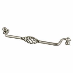 Provence 7-9/16 Inch Center to Center Pewter French Iron Cabinet Pull Provence 7-9/16 Inch Center to Center Pewter French Iron Cabinet Pull