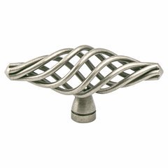 Provence 2-15/16 Inch Diameter Pewter French Iron Cabinet Knob Provence 2-15/16 Inch Diameter Pewter French Iron Cabinet Knob