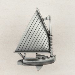 Catamaran Boat Knob 2 inch Diameter Antique Pewter Catamaran Boat Knob 2 inch Diameter Antique Pewter