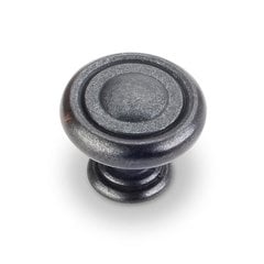Bremen 1 1-1/4 Inch Diameter Dark Antique Copper Machined Cabinet Knob Bremen 1 1-1/4 Inch Diameter Dark Antique Copper Machined Cabinet Knob