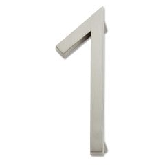 Modern Avalon House Number One Brushed Nickel Modern Avalon House Number One Brushed Nickel