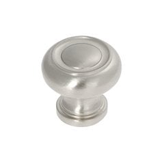 Cottage 1-1/4 Inch Diameter Satin Nickel Cabinet Knob Cottage 1-1/4 Inch Diameter Satin Nickel Cabinet Knob