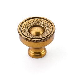 Sonata 1-1/4 Inch Diameter Paris Brass Cabinet Knob Sonata 1-1/4 Inch Diameter Paris Brass Cabinet Knob