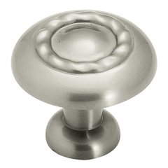 Inspirations 1-1/4 Inch Diameter Satin Nickel Cabinet Knob Inspirations 1-1/4 Inch Diameter Satin Nickel Cabinet Knob