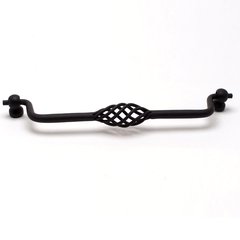Provence 7-9/16 Inch Center to Center Black Cabinet Bail Pull Provence 7-9/16 Inch Center to Center Black Cabinet Bail Pull