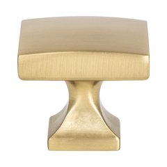 Century Edge Knob 1-3/8" Dia Modern Brushed Gold Century Edge Knob 1-3/8" Dia Modern Brushed Gold