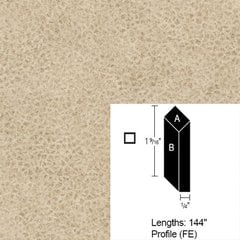 Wilsonart Bevel Edge - Western Suede - 12 Ft Wilsonart Bevel Edge - Western Suede - 12 Ft