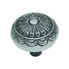 Southwest Lodge 1-1/4 Inch Diameter Silver Medallion Cabinet Knob Southwest Lodge 1-1/4 Inch Diameter Silver Medallion Cabinet Knob