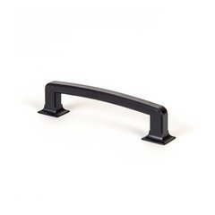 Hearthstone 5-1/16 Inch Center to Center Matte Black Cabinet Pull Hearthstone 5-1/16 Inch Center to Center Matte Black Cabinet Pull