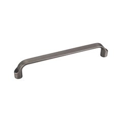 Brenton 6-5/16 Inch Center to Center Brushed Pewter Cabinet Pull Brenton 6-5/16 Inch Center to Center Brushed Pewter Cabinet Pull