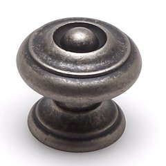 Euro Rustica 1-3/16 Inch Diameter Rustic Nickel Cabinet Knob Euro Rustica 1-3/16 Inch Diameter Rustic Nickel Cabinet Knob