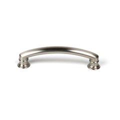 Belevdere 4 Inch Center to Center Matte Satin Nickel Cabinet Pull Belevdere 4 Inch Center to Center Matte Satin Nickel Cabinet Pull