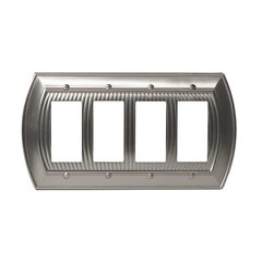 Allison Four Rocker Wall Plate Satin Nickel Allison Four Rocker Wall Plate Satin Nickel