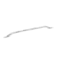 Jazz 6-5/16 Inch Center to Center Brushed White Cabinet Pull Jazz 6-5/16 Inch Center to Center Brushed White Cabinet Pull