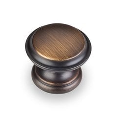 Cordova 1-3/8 Inch Diameter Antique Brushed Satin Brass Cabinet Knob Cordova 1-3/8 Inch Diameter Antique Brushed Satin Brass Cabinet Knob
