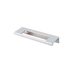 Mercer 3-3/4 Inch Center to Center Polished Chrome Finger Pull Mercer 3-3/4 Inch Center to Center Polished Chrome Finger Pull