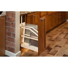 Solid Maple 12 Inch Wide Cookie Tray Organizer Pullout with Natural Finish - Includes Soft Close Slides Solid Maple 12 Inch Wide Cookie Tray Organizer Pullout with Natural Finish - Includes Soft Close Slides