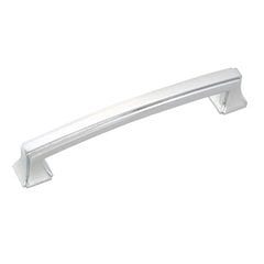 Bridges 5-1/16 Inch Center to Center Chrome Cabinet Pull Bridges 5-1/16 Inch Center to Center Chrome Cabinet Pull