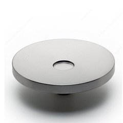 Geometric 3-15/16 Inch Diameter Brushed Nickel Cabinet Knob Geometric 3-15/16 Inch Diameter Brushed Nickel Cabinet Knob