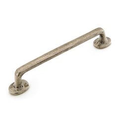 Cast Bronze Mountain 6 Inch Center to Center Italian NIckel Cabinet Pull Cast Bronze Mountain 6 Inch Center to Center Italian NIckel Cabinet Pull