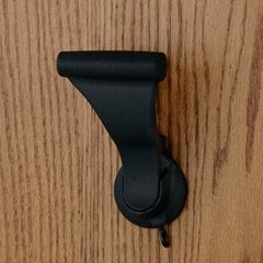 UltraLatch for 1-3/4" Door W/ Privacy Latch Textured Black UltraLatch for 1-3/4" Door W/ Privacy Latch Textured Black