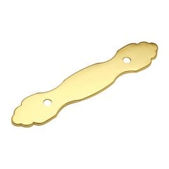 Eclipse 3 Inch Center to Center Ultra Brass Back-plate Eclipse 3 Inch Center to Center Ultra Brass Back-plate