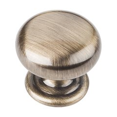 Florence 1-1/4 Inch Diameter Antique Brass Cabinet Knob Florence 1-1/4 Inch Diameter Antique Brass Cabinet Knob