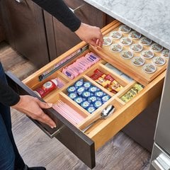 Tiered K-Cup Drawer for 18" Cabinets W/Out Slides Tiered K-Cup Drawer for 18" Cabinets W/Out Slides