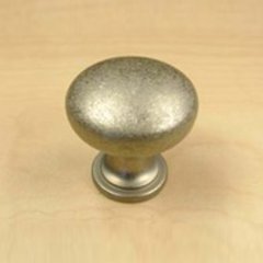 Glacier 1-3/16 Inch Diameter Weathered Nickel Cabinet Knob Glacier 1-3/16 Inch Diameter Weathered Nickel Cabinet Knob