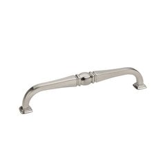 Katharine 6-5/16 Inch Center to Center Satin Nickel Cabinet Pull Katharine 6-5/16 Inch Center to Center Satin Nickel Cabinet Pull