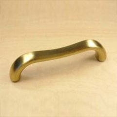Elite 3-3/4 Inch Center to Center Satin Brass Cabinet Pull Elite 3-3/4 Inch Center to Center Satin Brass Cabinet Pull