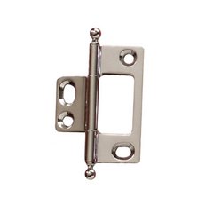 Elite Non-Mortised Butt Hinge 50X37mm - Polished Chrome Elite Non-Mortised Butt Hinge 50X37mm - Polished Chrome