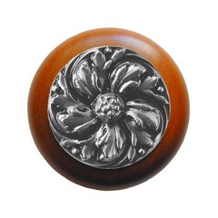English Garden 1-1/2 Inch Diameter Satin Nickel Cabinet Knob English Garden 1-1/2 Inch Diameter Satin Nickel Cabinet Knob